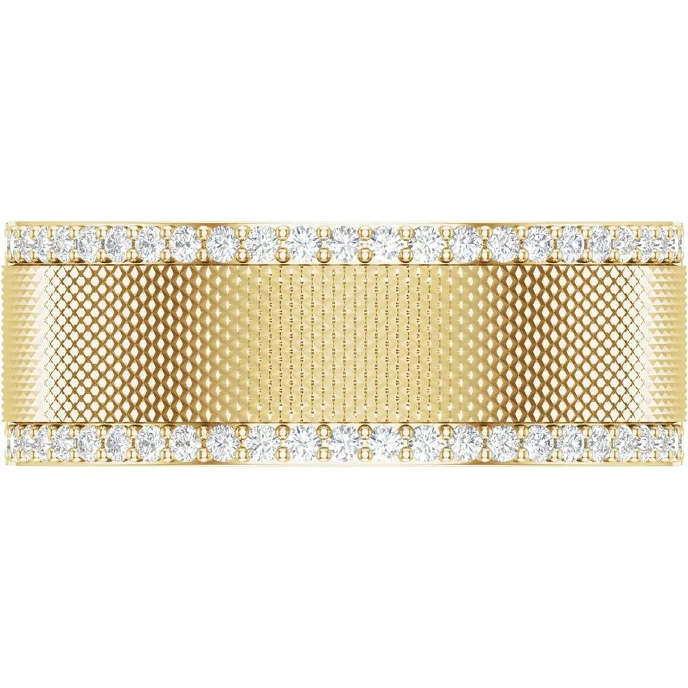 1/2 CT Lab-Grown Diamond Band in 14K Gold