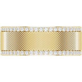 1/2 CT Lab-Grown Diamond Band in 14K Gold