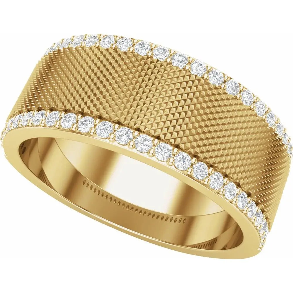 1/2 CT Lab-Grown Diamond Band in 14K Gold