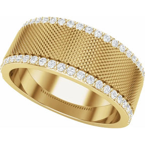 1/2 CT Lab-Grown Diamond Band in 14K Gold