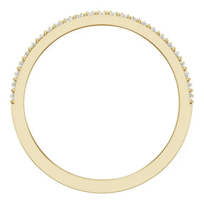 1/2 CT Lab-Grown Diamond Band in 14K Gold