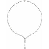 5 1/2 CT Lab-Grown Diamond 16 1/2" Necklace in 14K Gold