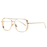 Round Big Frame Sunglasses - Clear