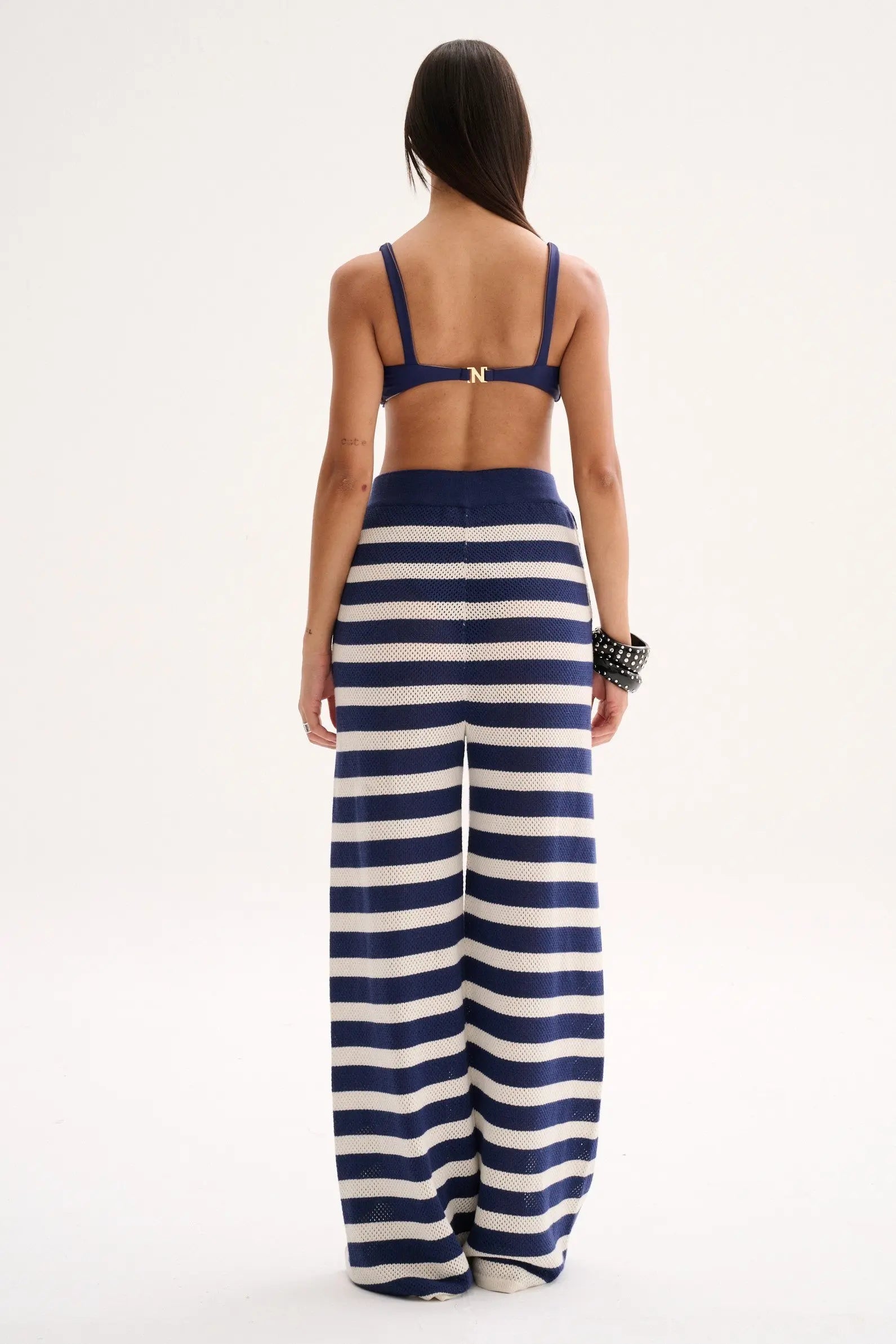 Aurora Bottoms Print Azul