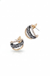 DEJI ENIOLA Trinity Diamond Earrings