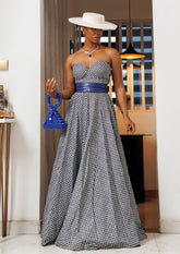 Ikem Strapless Sweetheart Neckline Dress
