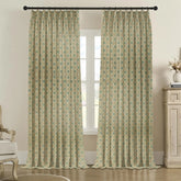 Decorative Design Pure Linen Pleated Curtain - Raaj Bhog
