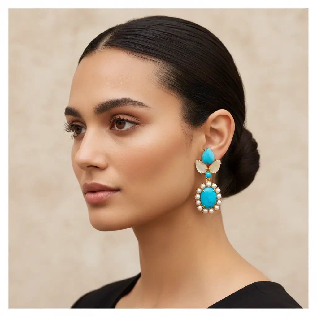 Capri Interchangeable Drop Earrings