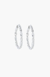 Sacred Vine Hoop Earring