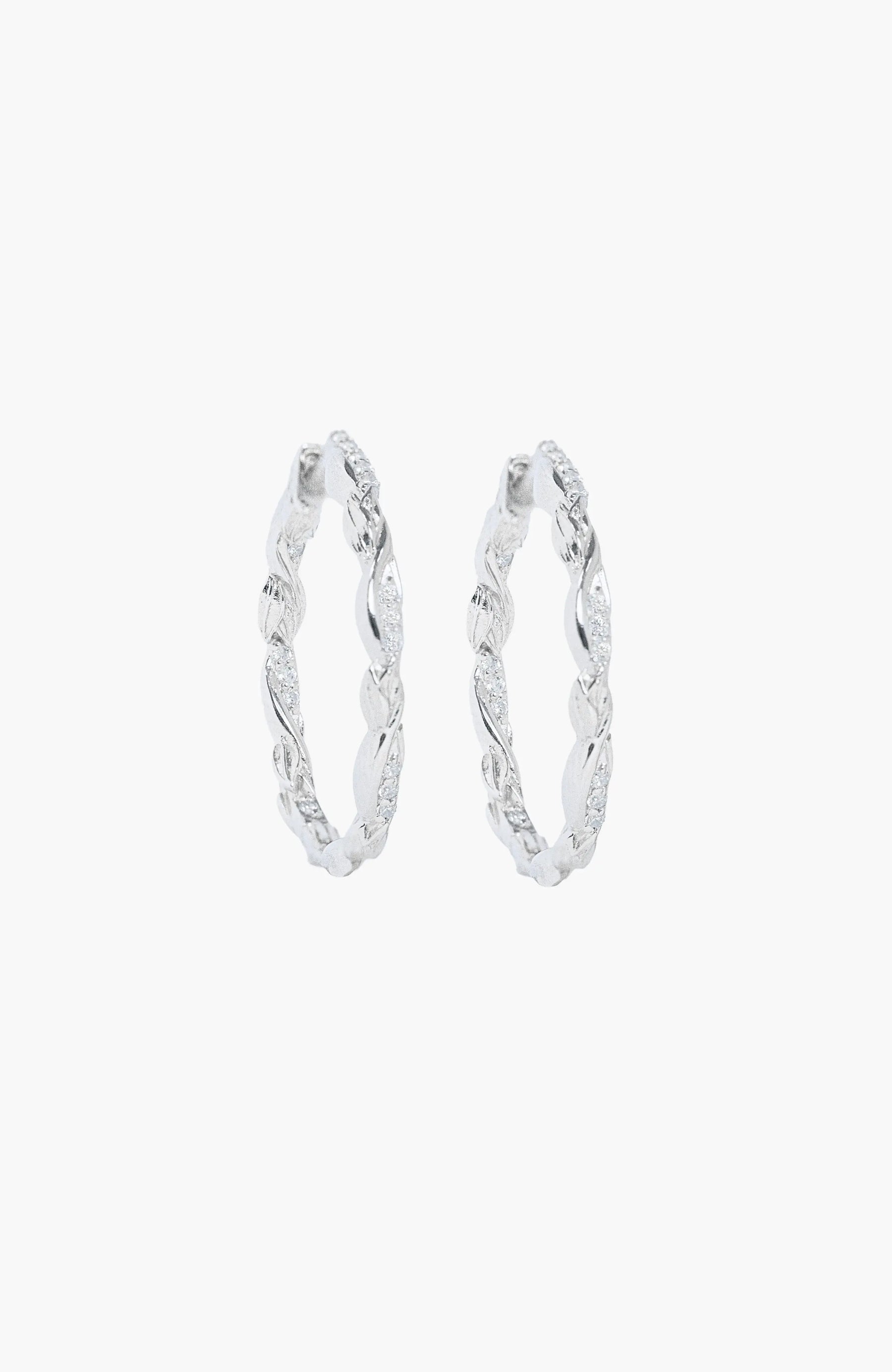 Sacred Vine Hoop Earring