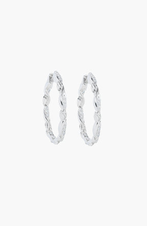 Sacred Vine Hoop Earring
