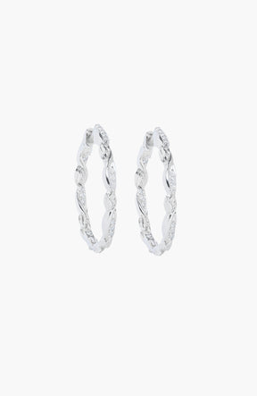Sacred Vine Hoop Earring