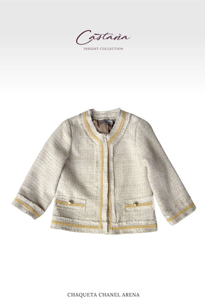 Chanel Bouclé Sand Jacket