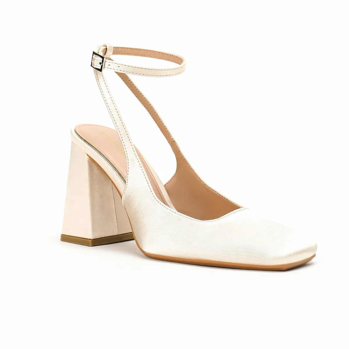 Madison Ivory Block Heels