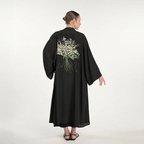 Lily Of The Valley Silk Robe