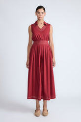 Isidora Dress | Wine