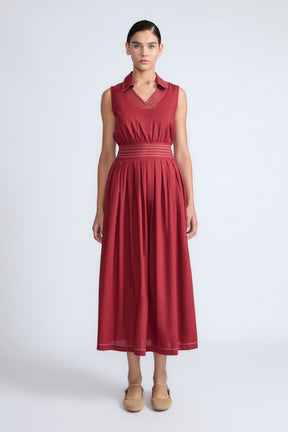 Isidora Dress | Wine