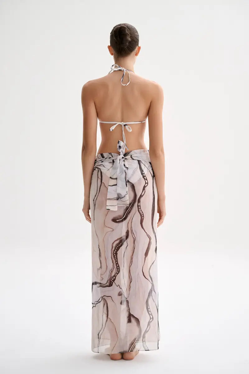 Pareo Print Skirt