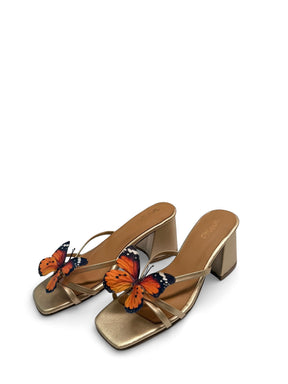 Monarca Butter Yellow Butterfly Heels
