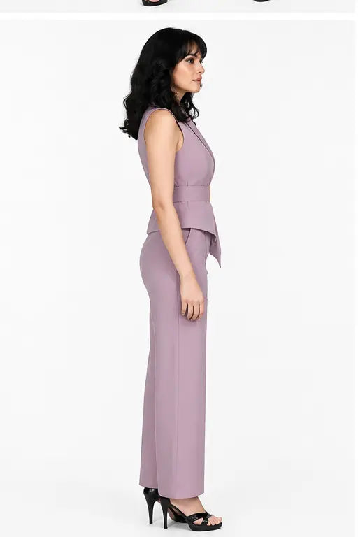 Salmon Pink Waist Coat & Trouser