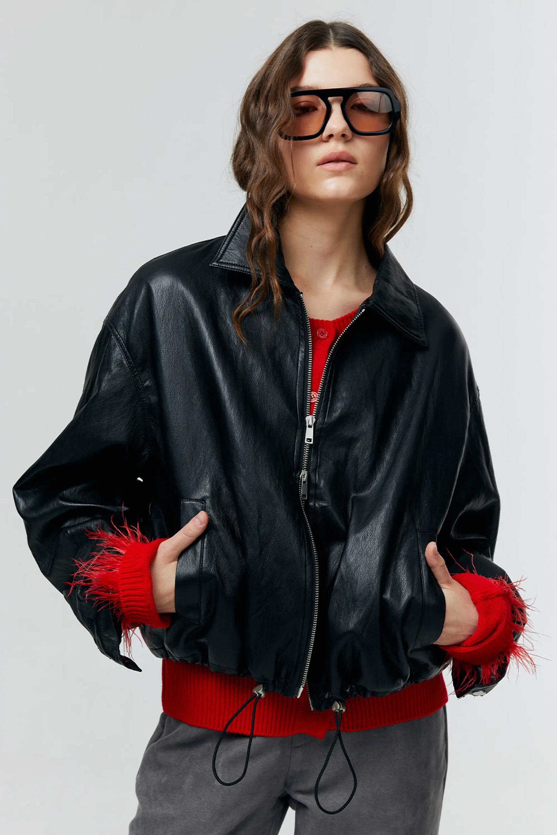 ARDEN TWO-WAY DETACHABLE HOOD JACKET