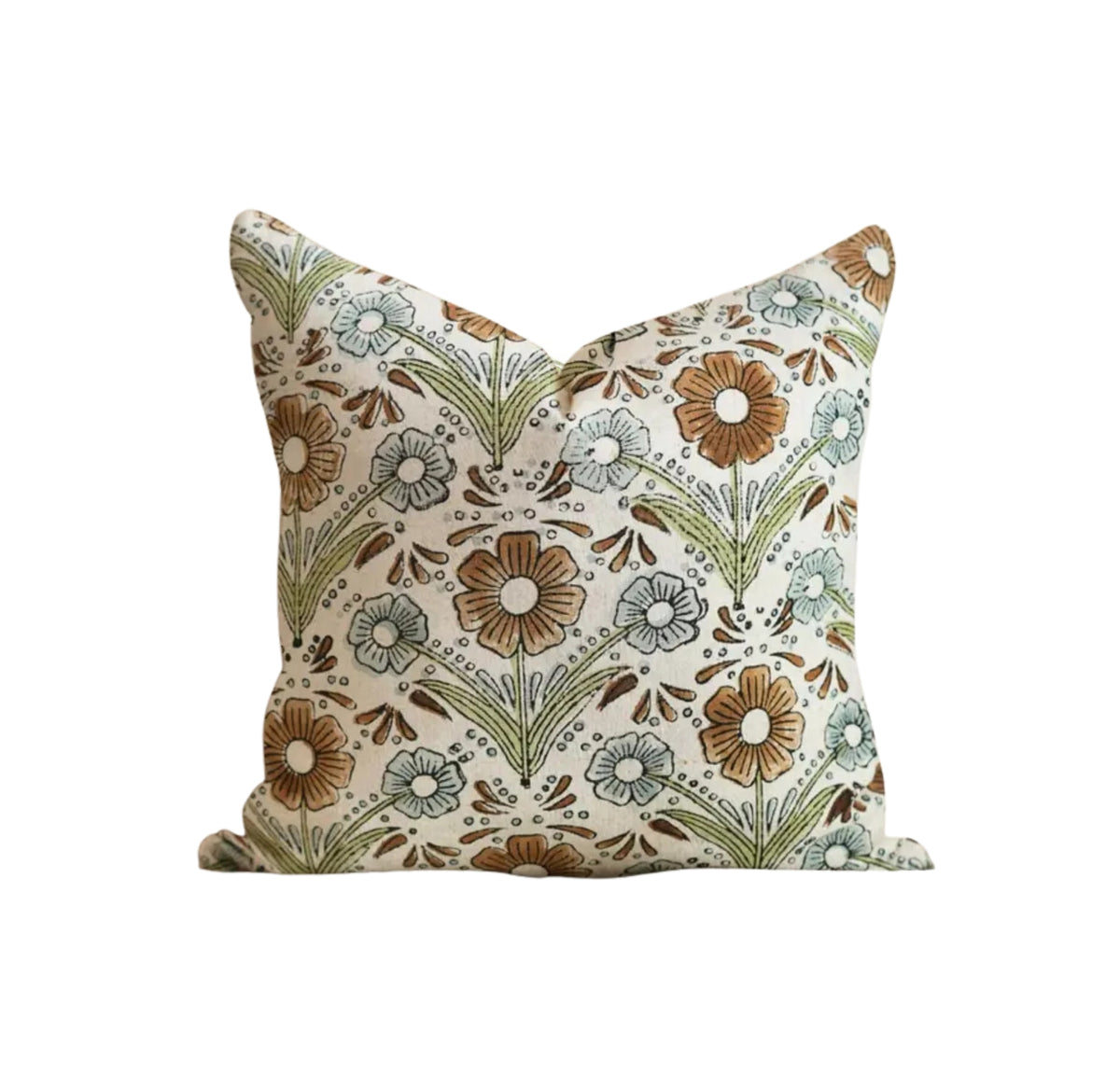 Beautiful Hand-Block Printed Viscose Linen Cushion Cover - Vanshika