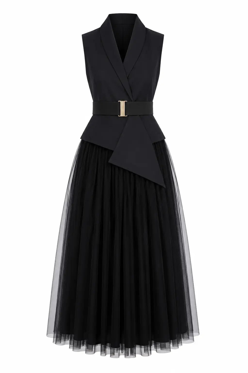 Black On Black Skirt Set - Bold & Classic
