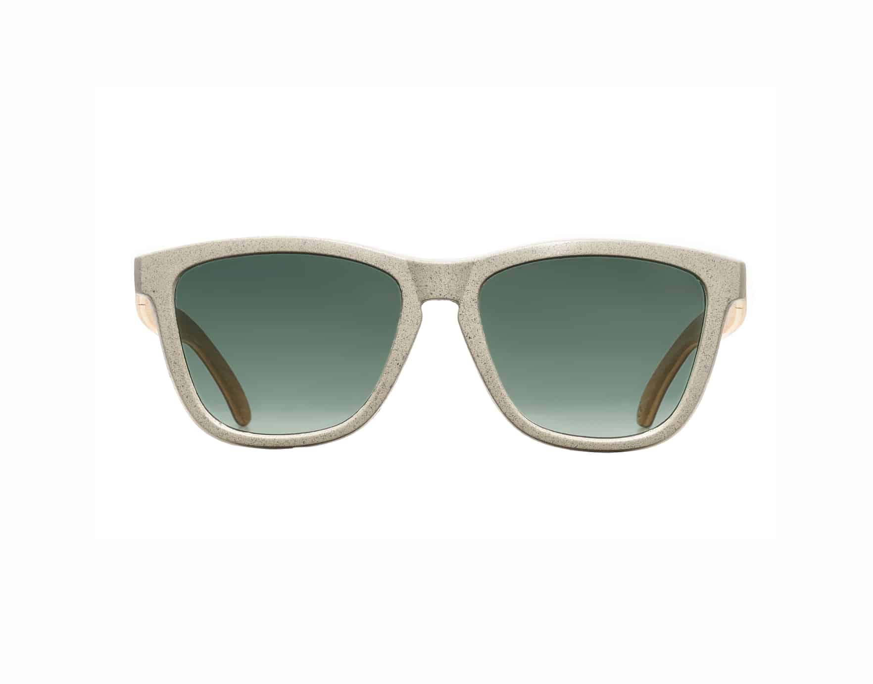 Green Fade Wooden Sunglasses - INTI