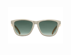 Green Fade Wooden Sunglasses - INTI