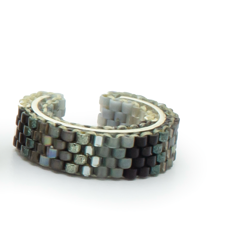 COLOR GEOMÉTRICO Miyuki Earcuffs