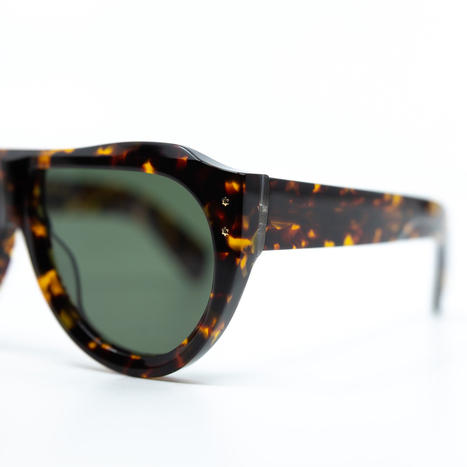 Otto Sunglasses with Tortoise Frame & Green Lens | Taxxon X Cruzada Special Edition