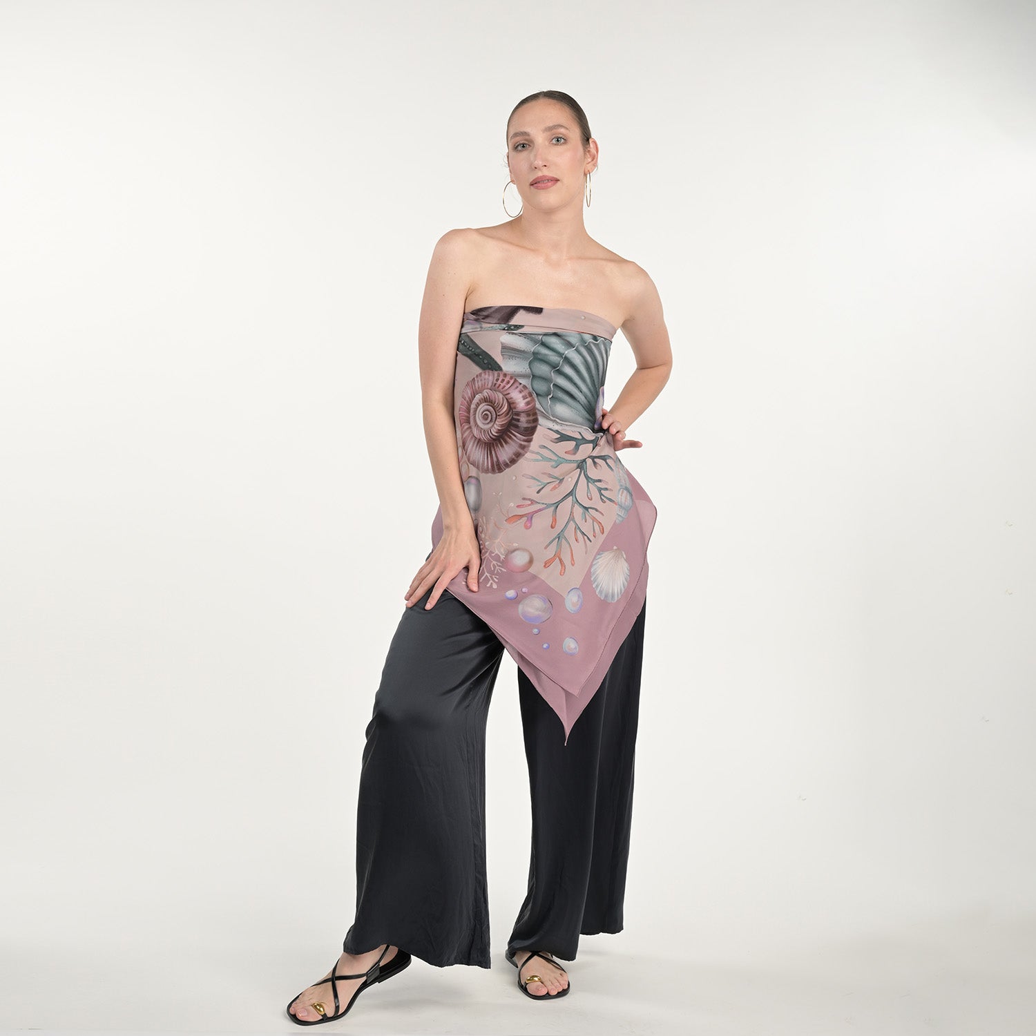 Shells And Pearls Scarf