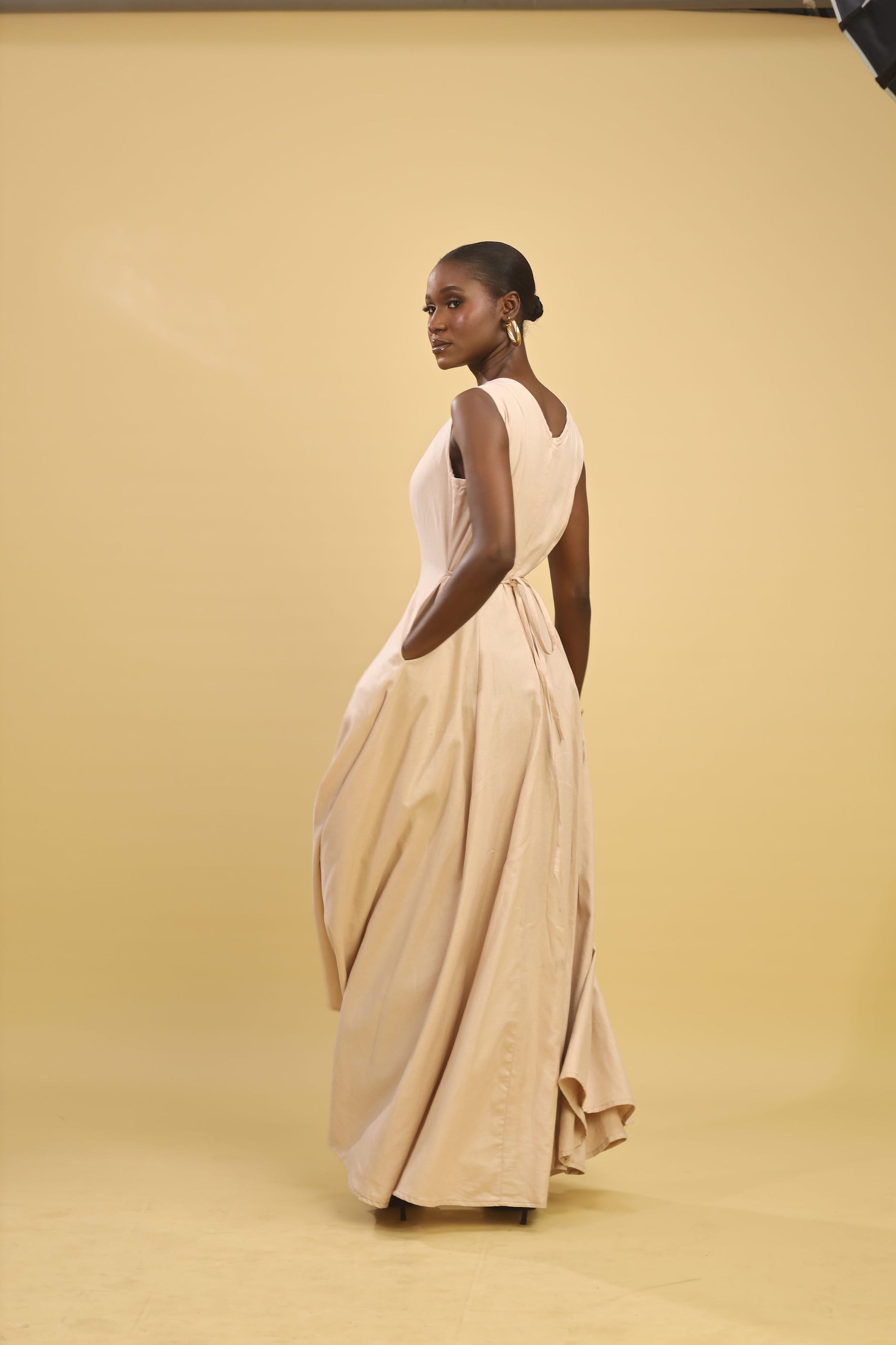 The Shade linen maxi dress