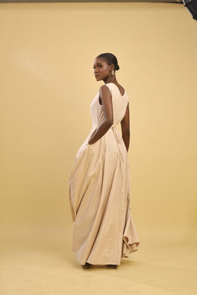 The Shade linen maxi dress