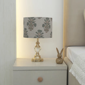 Artisan Home Decor Hand Block Print Thick Linen Lampshade - Swadesh