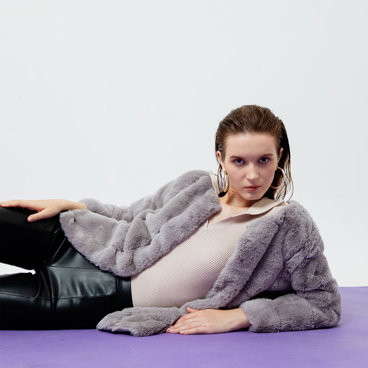 SERAPHINE FAUX FUR JACKET OUTERWEAR