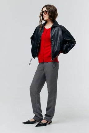 ARDEN TWO-WAY DETACHABLE HOOD JACKET