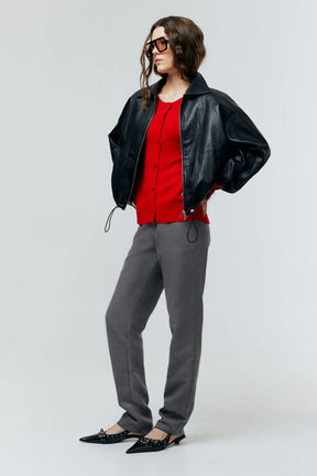 ARDEN TWO-WAY DETACHABLE HOOD JACKET