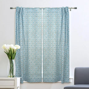 Interior Design Viscose Colored Linen Window Curtain- Lehar