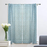 Interior Design Viscose Colored Linen Window Curtain- Lehar