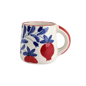 Anaar Coffee Mug- Red, 3.5 X 3 Inches (set Of 2)