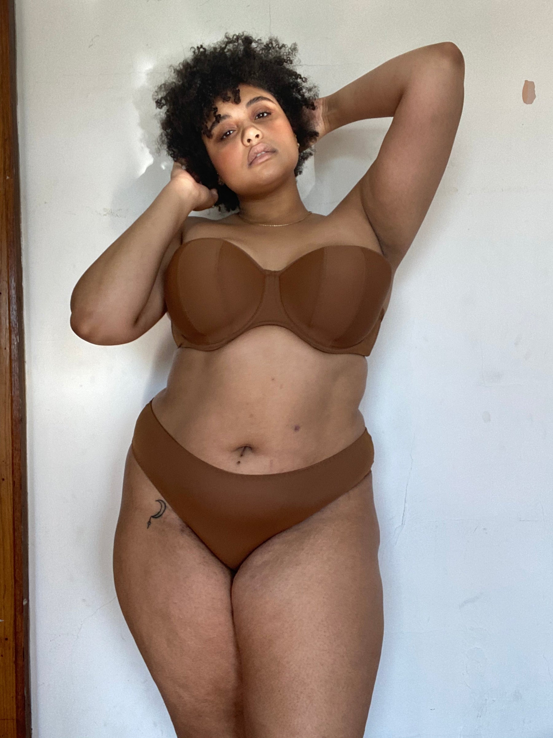 Curvy Kate Luxe Strapless Bra Caramel