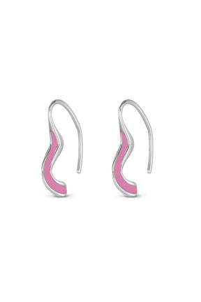 Sahab Color Mini Hoops - Silver