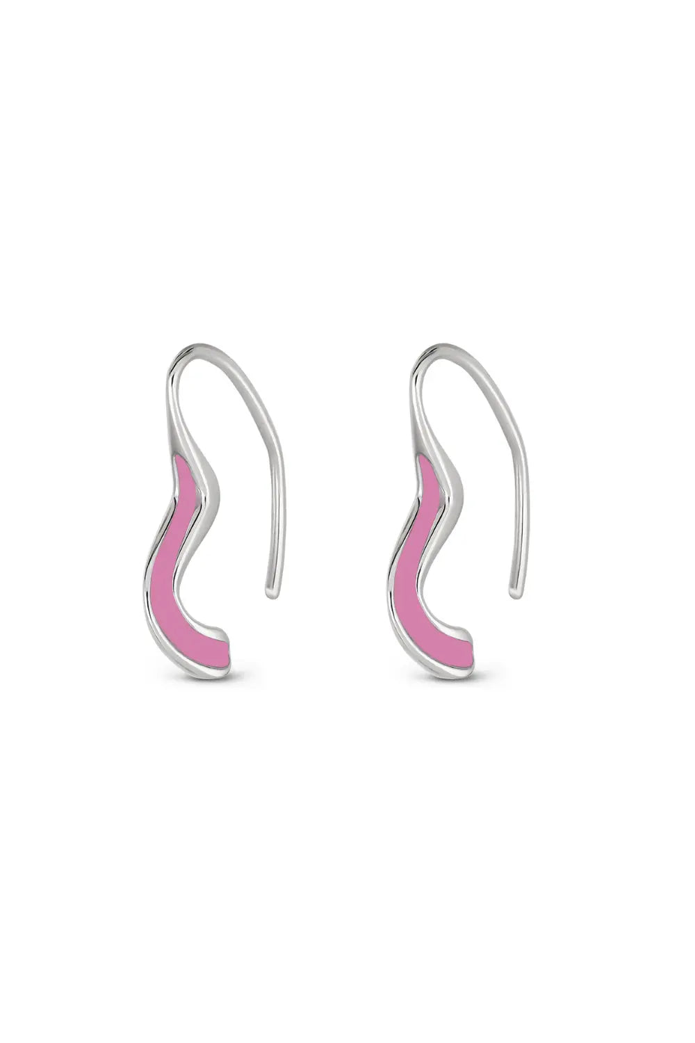 Sahab Color Mini Hoops - Silver