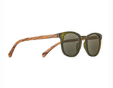 Translucent Green Wooden Sunglasses - INTI