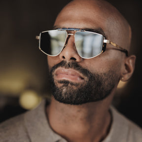 Five-O Sunglasses with Havana Frame