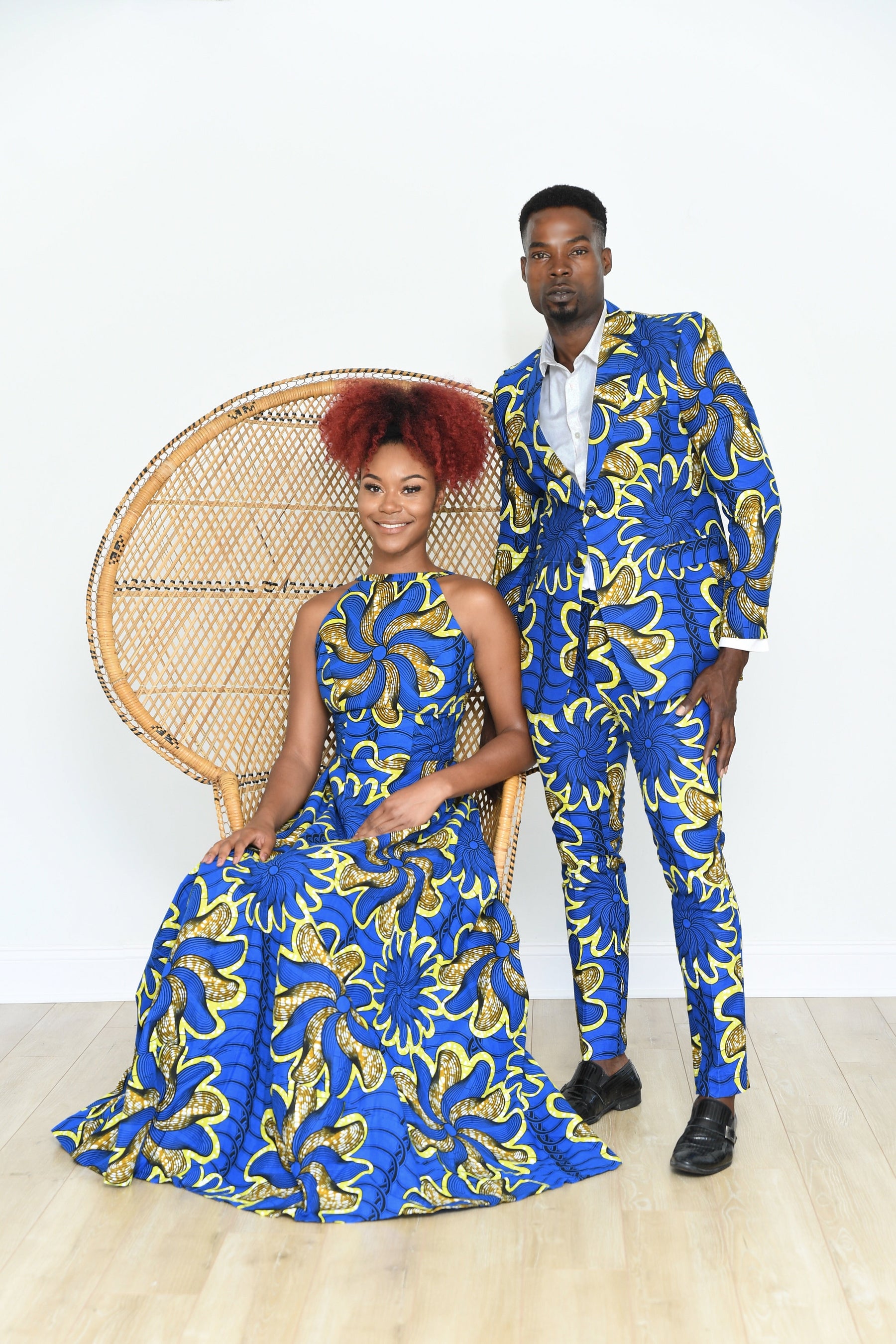 Blue Backless Maxi Dress