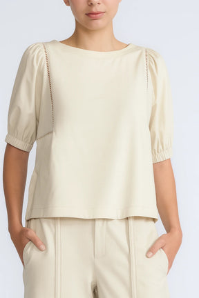 Jamie 3/4 Sleeve Cotton Top