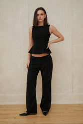 Emilia Tailored Pants in Black
