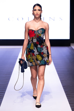 Embroidered Corset Mini Amber Dancing Collection